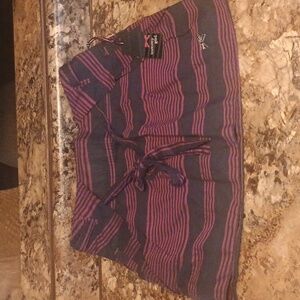 Tommy girl size small purple and navy skirt zipper back brand new with tags teen